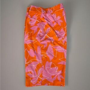 Women’s Isaac Mizrahi Live! Printed Ponte Bermuda Shorts Sz XSZ W 28” Inseam 12”